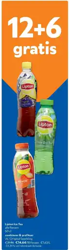 OKay Lipton Ice Tea alle flessen 50 cl aanbieding
