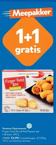 OKay Varenne Gastronomie Finger Food Box & Red Pepper dip aanbieding