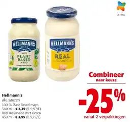 Colruyt Hellmann’s Plant Based mayo 340 ml aanbieding
