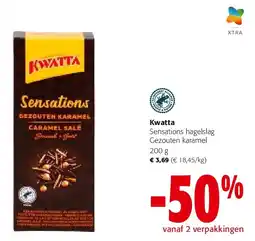 Colruyt Kwatta Sensations hagelslag Gezouten karamel 200 g aanbieding