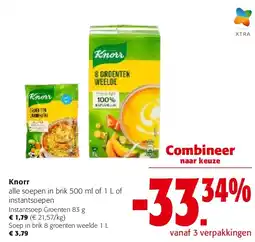 Colruyt Knorr Instantsoep Groenten 83 g aanbieding