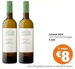 Colruyt Luzanet 2024 I.G.P. Côtes de Gascogne aanbieding