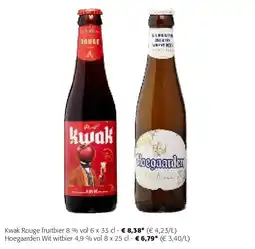Colruyt Kwak Rouge fruitbier 8 % vol 6 x 33 cl aanbieding