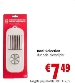 Colruyt Boni Selection dubbele eiersnijder aanbieding