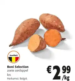 Colruyt Boni Selection zoete aardappel los aanbieding