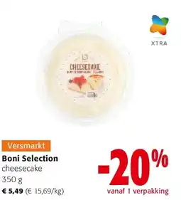 Colruyt Boni Selection cheesecake 350 g aanbieding