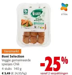 Colruyt Boni Selection Veggie gemarineerde spiesjes Chili aanbieding