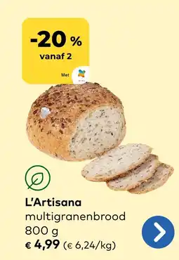 Bio Planet L'Artisana aanbieding