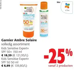 Colruyt Garnier Ambre Solaire aanbieding