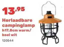 Happyland Herlaadbare campinglamp aanbieding