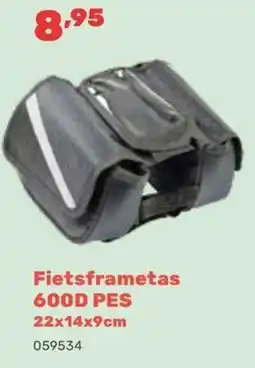 Happyland Fietsframetas 600D PES aanbieding