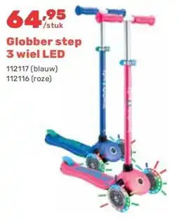 Happyland Globber step 3 wiel LED aanbieding