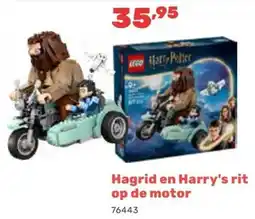 Happyland Hagrid en Harry's rit op de motor aanbieding