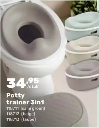 Happyland Potty trainer 3 in 1 aanbieding
