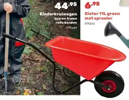 Happyland Kinderkruiwagen ijzeren frame met sproeier aanbieding