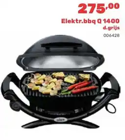 Happyland Elektr.bbq Q 1400 aanbieding