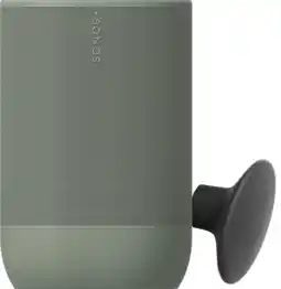 Coolblue Sonos Move 2 Groen + Muurhaak Zwart aanbieding