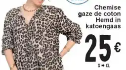 Cora Chemise gaze de coton aanbieding