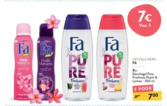 Di FA Douchegel Pure Freshness Peach & Lychee 250ml aanbieding