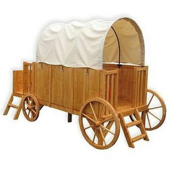 Brico Soulet huifkar ’Jessy’ hout/linnen 2,65 x 1,65 m aanbieding