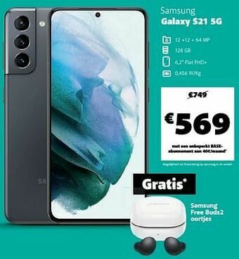 Base Samsung galaxy s21 5g aanbieding