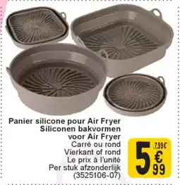 Cora Panier silicone pour Air Fryer Siliconen bakvormen voor Air Fryer aanbieding