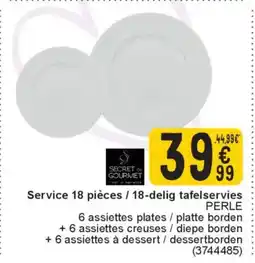 Cora Service 18 pièces / 18-delig tafelservies aanbieding
