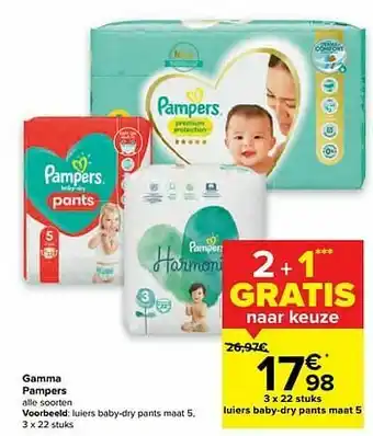 Carrefour Market Luiers baby-dry pants maat 5 aanbieding