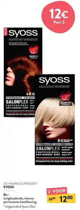Di Syoss Langhoudende, intense permanente haarkleuring aanbieding