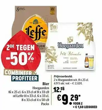 Delhaize Hoegaarden wit aanbieding