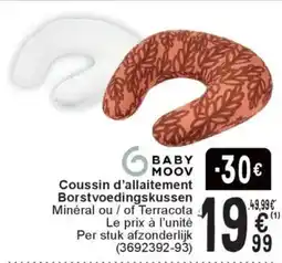 Cora Baby moov Coussin d'allaitement Borstvoedingskussen aanbieding
