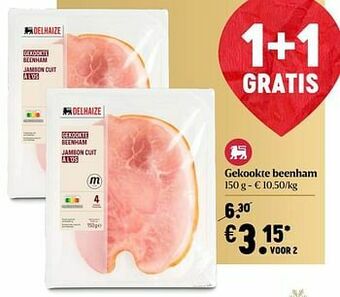 Delhaize Gekookte beenham aanbieding