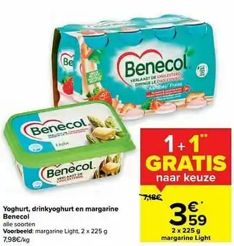 Carrefour Market Margarine light aanbieding