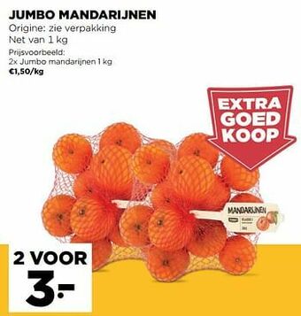 Jumbo Jumbo mandarijnen aanbieding