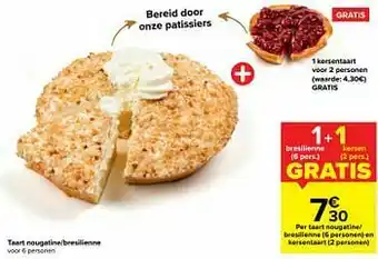 Carrefour Taart nougatine-bresilienne aanbieding