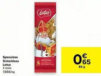 Carrefour Speculoos sinterklaas lotus aanbieding
