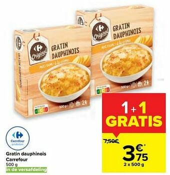 Gratin dauphinois carrefour