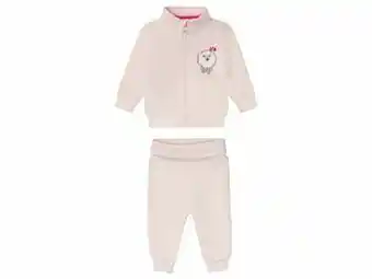 Lidl LUPILU® Joggingpak voor baby’s (62/68, roze) aanbieding