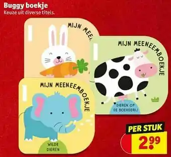 Kruidvat Buggy boekje aanbieding