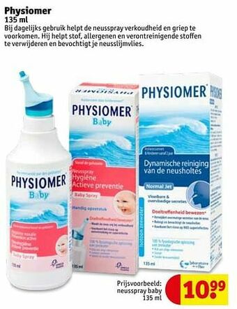 Kruidvat Neusspray baby aanbieding