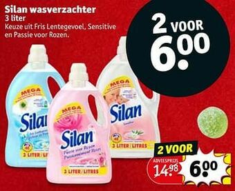 Kruidvat Silan wasverzachter aanbieding