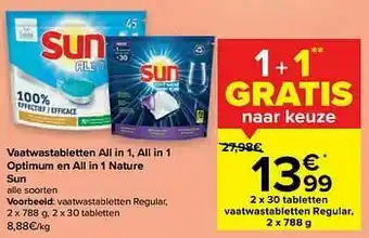 Carrefour Market Vaatwastabletten regular aanbieding
