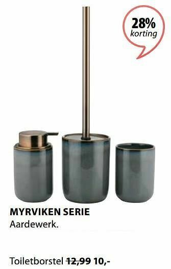 Jysk Myrviken toiletborstel aanbieding
