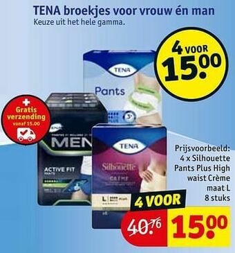 Kruidvat Silhouette pants plus high waist crème maat l aanbieding