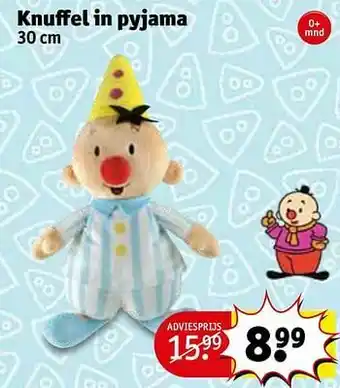 Kruidvat Knuffel in pyjama aanbieding