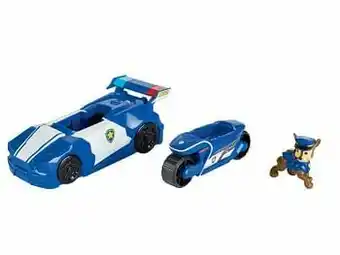 Lidl Paw Patrol 2-in-1 politiewagen en motorfiets Chase aanbieding