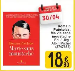 Cora Romain Puértolas, Ma vie sans moustache aanbieding