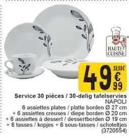 Cora Service 30 pièces / 30-delig tafelservies Napoli aanbieding