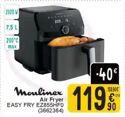 Cora Moulinex Air Fryer Easy fry EZ855HFO aanbieding