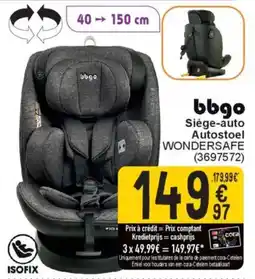 Cora Bbgo Siège-auto Autostoel Wondersafe aanbieding
